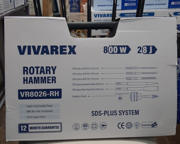 دریل بتن کن سه کاره ویوارکس VR8026-RH - تصویر 10