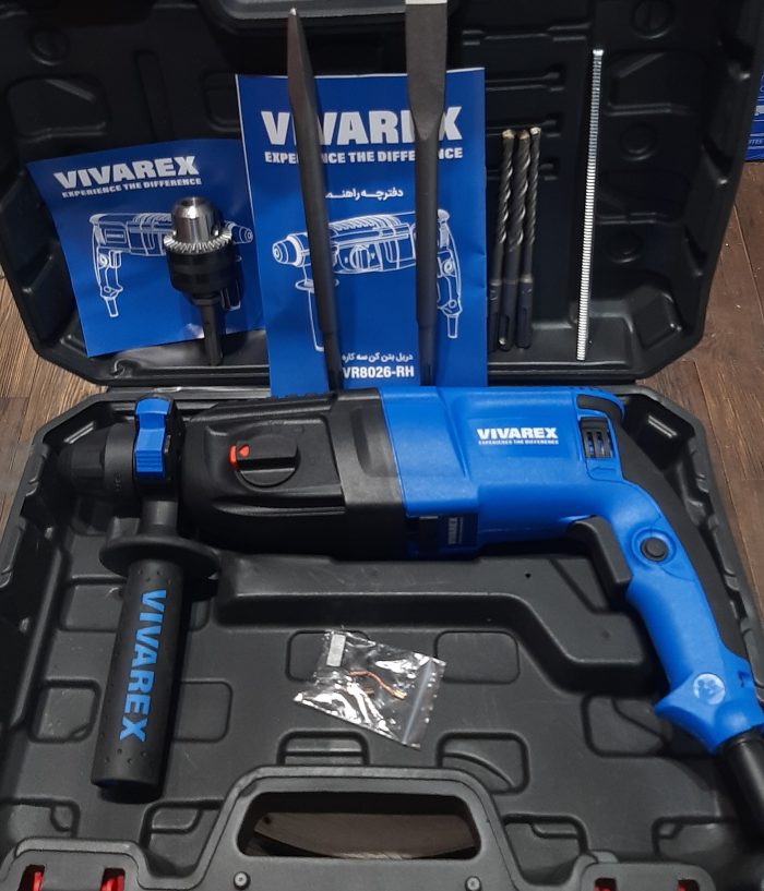 دریل بتن کن سه کاره ویوارکس VR8026-RH - تصویر 2